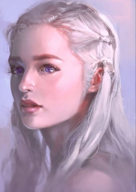 Beautiful Lies, Daenerys Targaryen Art, Chaning Tatum, Targaryen Art, Asoiaf Art, Targaryen Aesthetic, Fantasy Drawings, Game Of Thrones Art, Digital Portrait Art