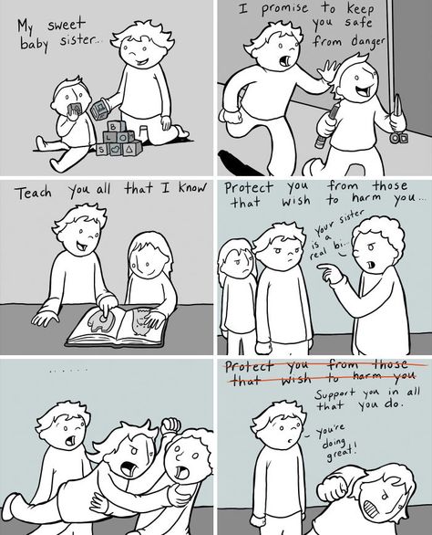 Family Life Comics Lunarbaboon Comics, Silly Comics, Family Comic, 4 Panel Life, Life Comics, Humanity Restored, Baboon, About Family, Faith In Humanity