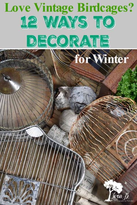 How To Style A Birdcage, Ideas For Bird Cages, How To Decorate A Bird Cage Ideas, Small Birdcage Decor Ideas, How To Decorate With Bird Cages, Vintage Birdcage Decor Ideas, Birdcage Repurpose Ideas, How To Decorate A Bird Cage, Diy Bird Cage Decoration Ideas