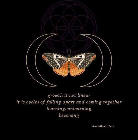 Witch Motivation, Moth Quote, Growth Is Not Linear, Energy Healing Spirituality, Self Healing Quotes, Atticus, Practical Magic, Manifestation Quotes, Wonderful Words