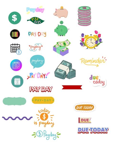 Financial Planner Stickers - Notability Gallery Best Planners, Financial Planner, Planner Stickers