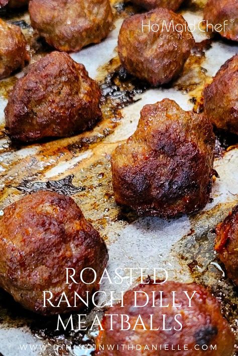 Roasted Ranch Dilly Meatballs Sausage Kale Tortellini, Kale Tortellini, Sausage Kale, Pumpkin Sheet Cake, Pickle Lover, Tortellini Pasta, Roasted Cabbage, Easy Meat Recipes, Beef Meatballs