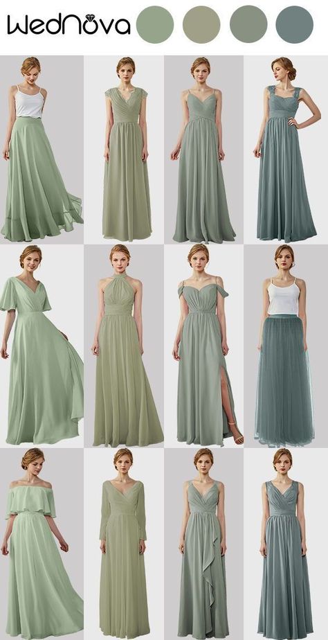 Olive Green Bridesmaid Dresses, Cheap Bridesmaid Dresses Online, Sage Bridesmaid Dresses, Bridesmaid Dresses Under 100, Sage Green Dress, Sage Green Bridesmaid Dress, Plus Size Bridesmaid, Bridesmaid Dress Styles, Green Bridesmaid