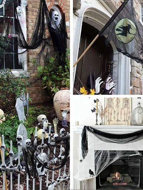 Haunted House Halloween Party, Scary Houses, Haunted House Halloween, Halloween Haunted House, Goth Home, Goth Home Decor, Halloween Party Supplies, House Supplies, Halloween Haunted Houses