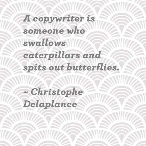 A great quote about what a copywriter does. Copywriting Quotes, Brand Quotes, Copy Writing, Brand Storytelling, Days Challenge, Brand Voice, Real Quotes, Great Quotes, Storytelling