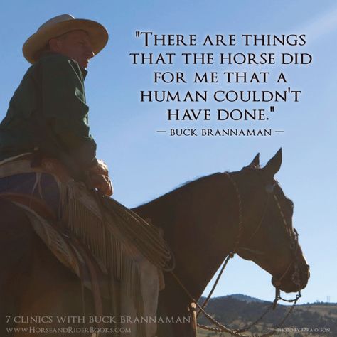 We at TSB are very honored to have been part of the team that brought the 7 CLINICS WITH BUCK BRANNAMAN DVD SET to life. Together with Director Cindy Meehl and Cedar Creek Productions, we immersed … Horsemanship Quotes, Buck Brannaman, Rodeo Quotes, Equine Quotes, Inspirational Horse Quotes, Horse Riding Quotes, Equestrian Quotes, Cowboy Quotes, Cummins Trucks