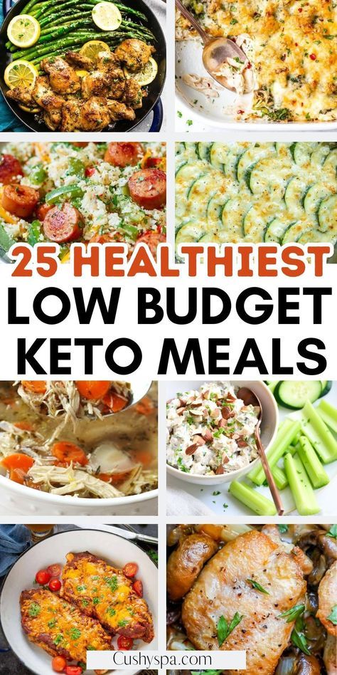 The keto diet for beginners doesn’t have to be expensive. Discover cheap and easy meals that fit seamlessly into your keto meal plan. Simplify your approach to keto with these affordable keto recipes designed to support your dietary goals. Cheap And Easy Meals, Spiced Pumpkin Soup, Chicken Soup Crockpot, Green Salad Recipes, Simple Meals, Beginner Meal Planning, Dinner On A Budget, Low Carb Pasta, Diet For Beginners