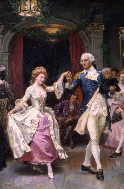 George Washington Aesthetic, Colonial America Aesthetic, American Revolution Aesthetic, History Of Furniture, Ball Dance, Rococo Art, Teak Wood Furniture, Victorian Paintings, Motif Art Deco