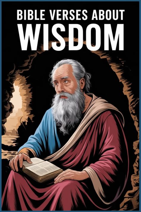 Elderly man with a long beard holding a book, in a setting themed around biblical wisdom. Wisdom In The Bible, Bible Verse About Wisdom And Knowledge, Wisdom And Knowledge Bible, Old Testament Bible Verses, Prayer Bible Verses, Proverbs 8:11, 7 Deadly Sins Bible Verse, Bible Verse About Witchcraft, Verses About Kindness