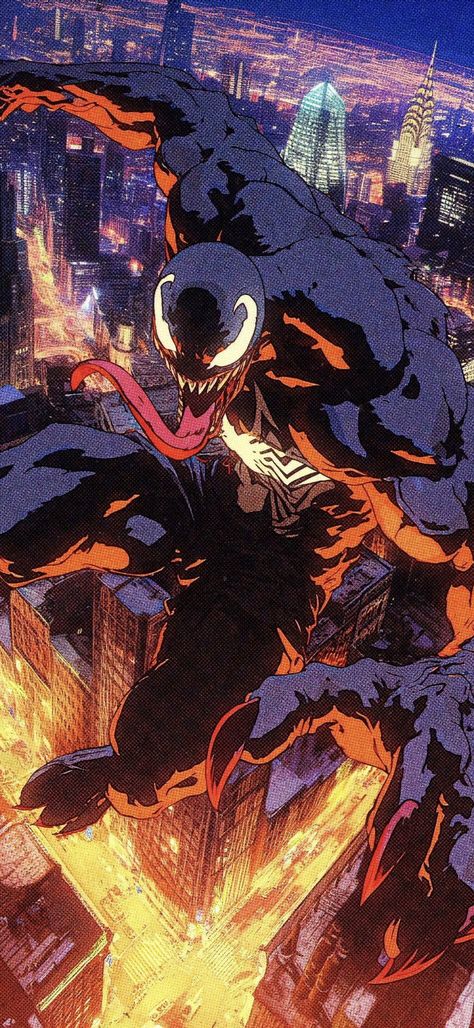 Cool Comic Art, 21:9 Wallpapers, Marvel Comic Art Style, Incel Art, Villian Art, Venom Pfp, Spiderman Comic Art, Symbiote Spiderman, Venom Art