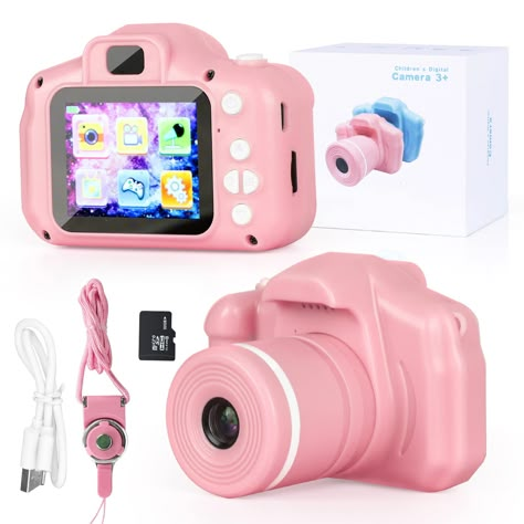 Pink Digital Camera, Kids Digital Camera, Toys Ideas, Cute Camera, Kids Camera, Digital Video Camera, Lavender Nails, Toy Camera, Fun Toys