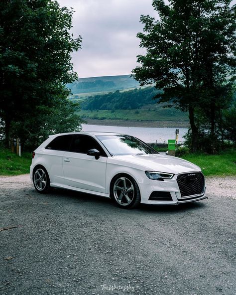 Car Photography Ideas Angles, White Audi, Car Shoot, Car Pic, Car Photoshoot, Car Automotive, Pic Inspiration, Audi S3, Car Photo