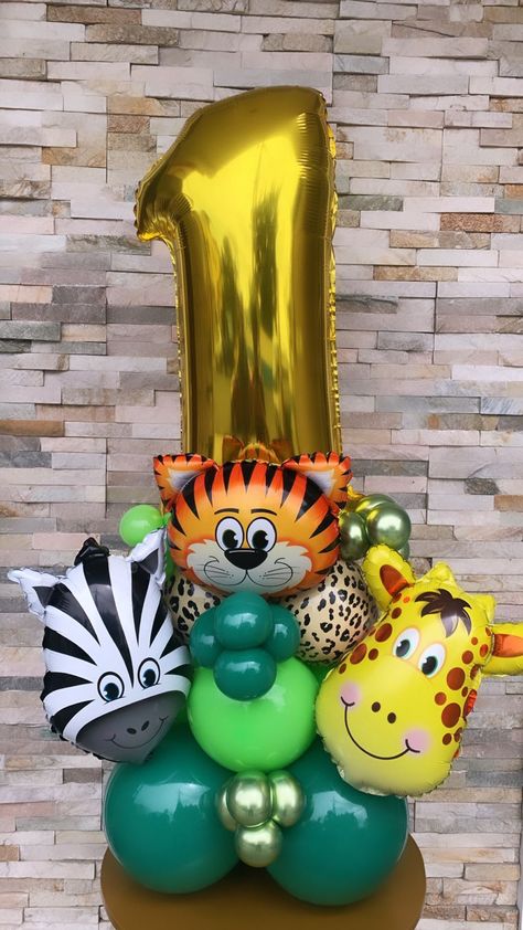 Safari Theme Birthday Party, Safari Birthday Party Decorations, Jungle Theme Birthday Party, Safari Animals Birthday, Wild Birthday Party, Jungle Theme Birthday, Jungle Birthday Party, Safari Theme Birthday, Mickey Safari