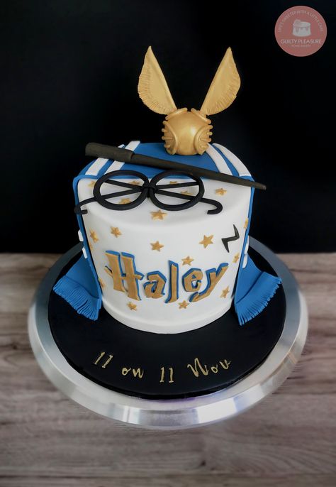 Raven Claw Cake, Harry Potter Ravenclaw Cake, Ravenclaw Birthday Cake, Harry Potter Birthday Cake, Harry Potter Ravenclaw, Harry Potter Cake, Kids Cakes, Harry Potter Birthday, 12th Birthday