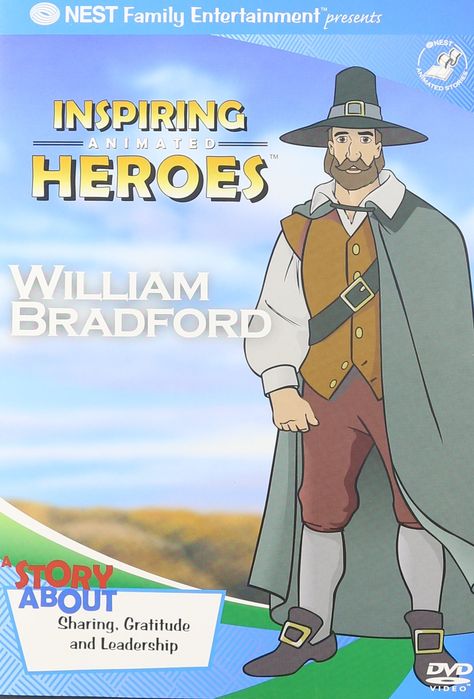 Thanksgiving Interactive, William Bradford, Thanksgiving Stories, The Pilgrims, Thanksgiving Preschool, Homeschool Learning, First Thanksgiving, Religious Freedom, Family Movie Night