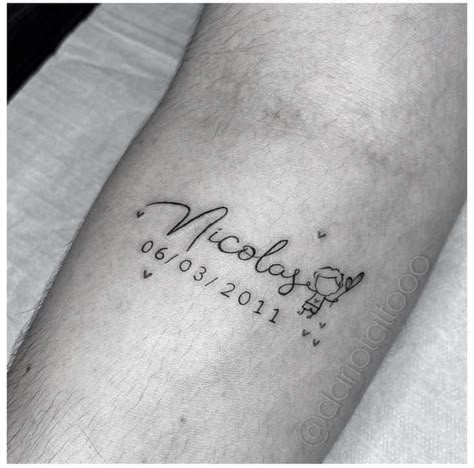 Sons Name Tattoos, Mutterschaft Tattoos, Motherhood Tattoos, Name Tattoos For Moms, Baby Tattoo Designs, Mom Tattoo Designs, Mommy Tattoos, Mother Tattoos, Tattoo For Son