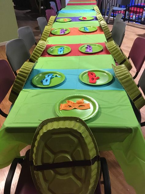 Ninja Turtles Birthday Party Decorations, Turtle Birthday Decorations, Tmnt Birthday Party Ideas, Turtles Birthday Party Ideas, Ninja Turtles Birthday Party Ideas, Ninja Turtle Birthday Cake, Teenage Mutant Ninja Turtles Birthday, Ninja Turtle Theme, Teenage Mutant Ninja Turtle Cake