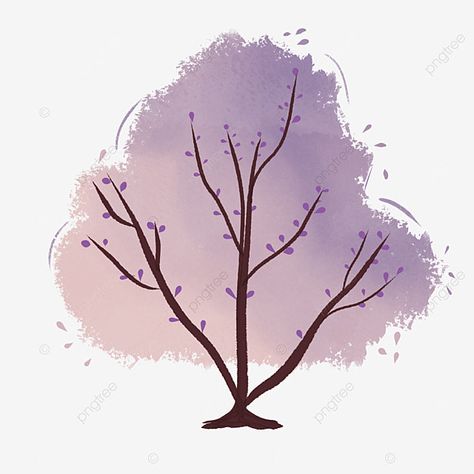 Tree Drawing Easy, Fantasy Png, Illustration Plants, Mini Sunflowers, Purple Tree, Mini Tree, Purple Trees, Love Shape, Tree Drawing