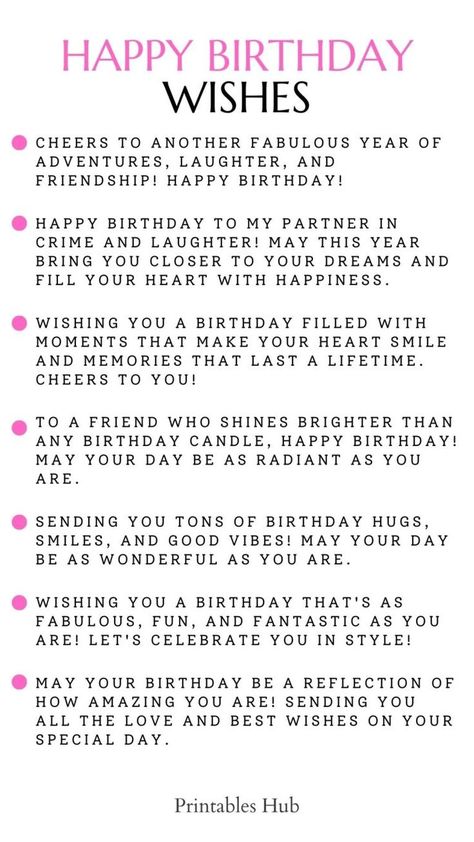 Printable Lists Of Happy Birthday Wishes Happy Birthday Captions, Funny Birthday Message, Birthday Message For Friend, Happy Birthday Wishes For A Friend, Message For Best Friend, Cute Birthday Wishes, Happy Birthday To Me Quotes, Funny Happy Birthday Wishes, Happy Birthday Best Friend Quotes