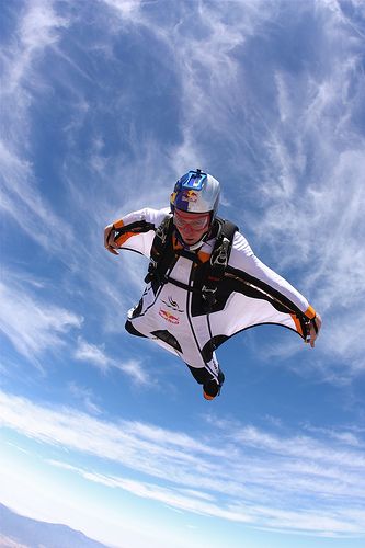 Flying high in the sky     #extremesports #adventure  http://www.estatemanagerscoalition.com/ Wingsuit Flying, Base Jump, Air Sports, Base Jumping, Adventure Sports, Skydiving, Action Sports, Break Dance, Sports Photos