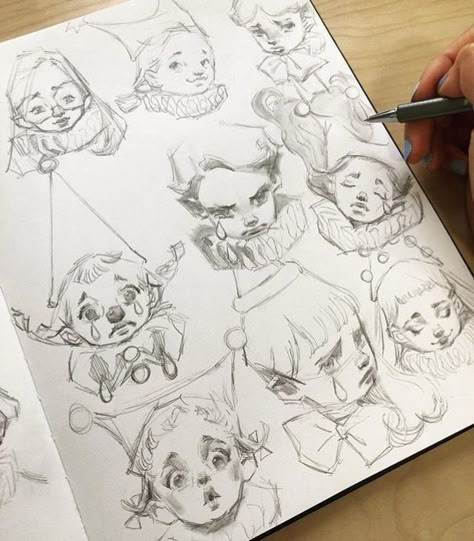 Creativity Ideas, Sketchbook Sketches, Bizarre Art, Drawing Faces, Sketchbook Pages, Arte Sketchbook, Arte Inspo, Sketchbook Inspiration, Drawing Tutorials