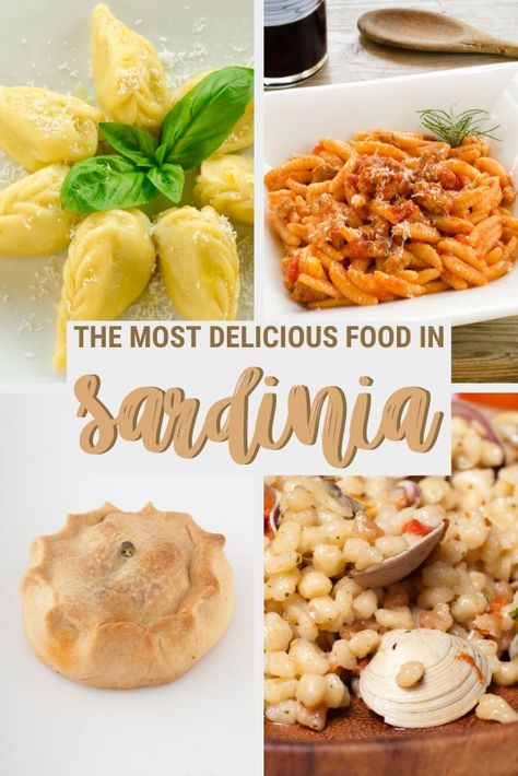 Sardinian food is tasty and unique. Read this post to discover all the best Sardinian recipes; the dishes of Sardinian cuisine you shouldn't miss while on the island; and get a few tips to make the most of it | Food in Sardinia | #sardinia #food #traveltips via @clautavani Traditional Sardinian Food, Sardinia Diet Recipes, Sardinia Food Recipes, Sardinian Blue Zone Recipes, Sardinia Diet, Sardinia Recipes, Sardinian Diet, Sardinian Recipes, Zone Meals