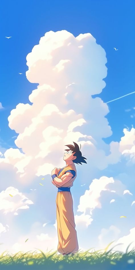 #goku #songoku #dragonball #anime #manga #animewallpaper #wallpaper #phonewallpaper Goku Aesthetic Wallpaper, Son Goku Wallpapers, Goku Aesthetic, Dbz Wallpapers, Goku Wallpaper, Wallpaper Iphone Love, Son Goku, Happy Moments, Aesthetic Wallpaper