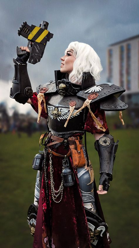 Louise Sugden on X: "The Emperor protects etc. #warhammer #cosplay #WarhammerCommunity #LondonComicCon https://t.co/rzxrtLD47q" / X Warhammer Cosplay, Adeptus Sororitas, Sister Of Battle, Adepta Sororitas, Far Future, Warhammer 40k Artwork, The Emperor, The Grim, Games Workshop