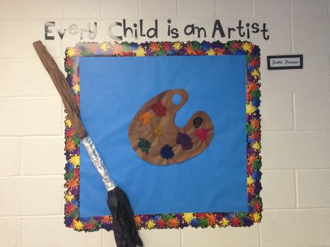 Artist bulletin board Artist Bulletin Board, Back To School Activities, School Activities, Bulletin Board, Bulletin Boards, Art Room, Classroom Ideas, Back To School, Preschool