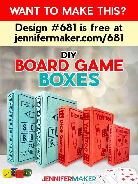 How to Make a DIY Board Game Box for Custom Game Storage! Board Game Box Diy, Diy Board Game Storage Ideas, Game Board Storage Ideas, Gameboard Storage Ideas, Board Game Storage Ideas, Game Storage Ideas, Holiday Place Cards, Craft Organization Diy, Paper Flower Wall Art