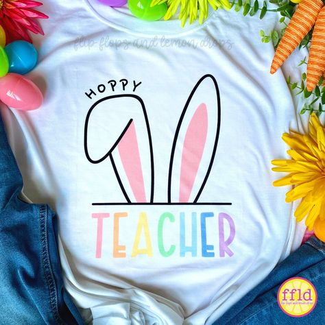 Funny Easter Shirt, Easter Tees, Cute Lamb, Easter Bunny Shirts, Rainbow Gift, Jeans Outfits, Bunny Shirt, Favorite Teacher, Happy Easter Day