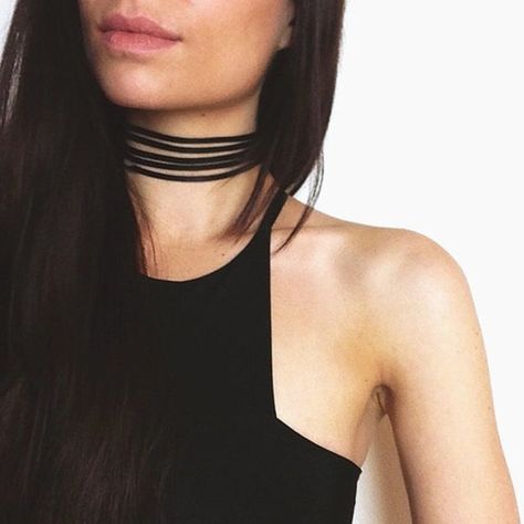 Black Faux Suede Multilayer Choker Necklace Brand New 1.5" Extender Closure Black Jewelry Necklace, Suede Choker Necklace, Necklace Tattoo, Yin Yang Charm, Short Paragraph, Fashion Knitting, Black Leather Choker, Women Choker Necklace, Tattoo Choker