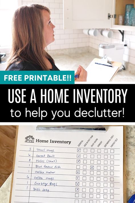 Minimalist Home Inventory List, Minimalist Inventory, Minimal Mom Dawn, Home Inventory List, Moving Prep, Family Minimalism, Minimal Mom, Inventory Checklist, Inventory Organization