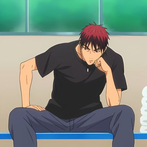 Kagami Taiga Icon, Koroku Basket, Taiga Anime, Abc Challenge, Taiga Kagami, Top Anime Series, Kagami Kuroko, Kurokos Basketball, Mask Guy