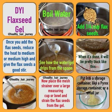 Make your own flaxseed gel Diy Loc Twisting Gel, Flax Seed Hair Gel, Flaxseed Oil Benefits, Flax Seed Benefits, Flaxseed Gel, Natural Hair Diy, Flax Seed Recipes, Healthy Hair Journey, Diy Hair Care