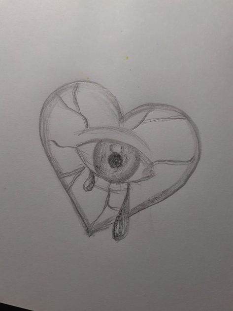 Drawing Ideas Easy Meaningful, Scary Heart Drawing, Pencil Sketch Ideas Easy, Drawing Ideas For My Boyfriend, Easy Things To Draw For Beginners Simple, Quick Sketch Ideas Simple, Simple Scary Things To Draw, Picture Drawing Ideas Easy, Brain Sketch Simple