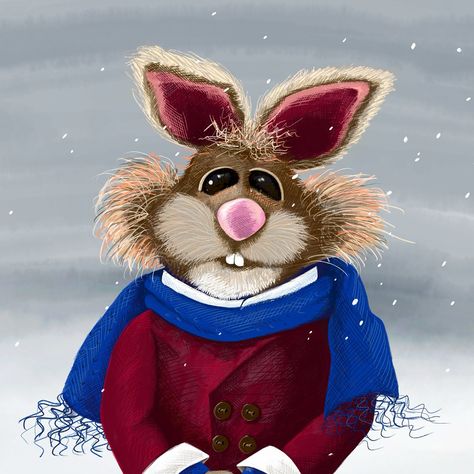 Bean Bunny from The Muppet Christmas Carol The Muppet Christmas Carol, Bean Bunny, Muppet Christmas, Muppet Christmas Carol, Digital Drawings, Christmas Illustration, Christmas Carol, Digital Drawing, Drawings