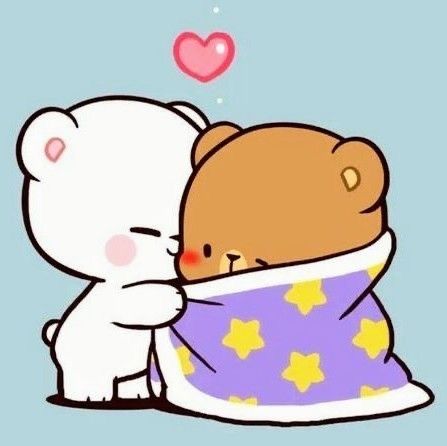 Cute Bear Couple, Mocha Milk, Mocha Bear, Tulip Art, Images Emoji, Milk & Mocha, Bear Drawing, Cute Bear Drawings, Cute Couple Cartoon