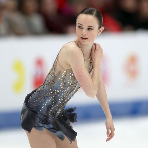 Mariah Bell, Figure Skating Dresses, Skating Dresses, Figure Skater, Figure Skating, Kate Middleton, Skating, First Time, Slip Dress