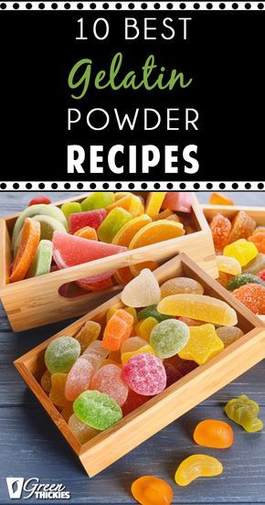 If you haven’t discovered the benefits of gelatin powder you are going to love this! Gelatin powder contains collagen which is amazing for reducing wrinkles, strengthening your nails, teeth and hair. It also helps you feel fuller longer which helps you lose weight! Check out these 10 amazing gelatin powder recipes. Uses For Jello Powder, Jello Powder Recipes, Recipes Using Jello Powder, Gelatin Powder Recipes, Gummy Recipe Gelatin, Gelatine Recipes, Homemade Gelatin, Gelatin Powder, Homemade Gummies