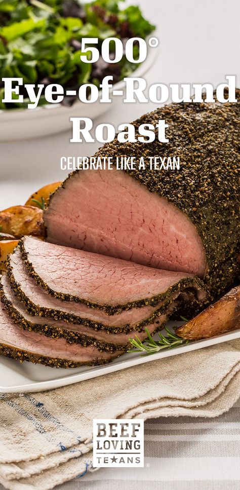 Eye Of Round Beef Roast, 500 Degree Roast Beef, Eye If Round Roast, Cooking Eye Of Round Roast In Oven, Eye Roast Recipes Ovens, Whole Eye Of Round Roast Recipes, Beef Eye Of Round Roast Recipes In Oven, Eye Round Roast Recipe Ovens, Eye Of Round Roast Recipes Oven