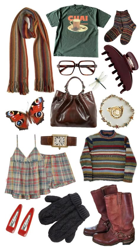 Indie Western Outfits, Vintage Artsy Aesthetic Outfits, Vintage Artsy Outfit, Vintage Thrift Aesthetic, Artsy Vintage Outfits, Artsy Aesthetic Outfits, 2025 Fits, Thrift Outfit, Cottage Core Outfit