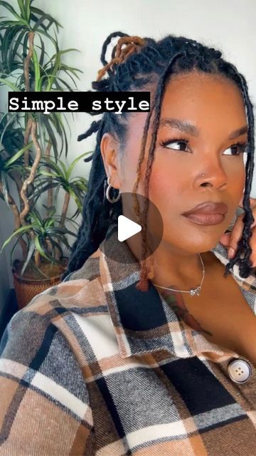 Ashley on Instagram: "How y’all doing? I’m somewhere in between doing what I want and what I gotta do. Here is my quick go to style when I need to get out the house in a timely manner. Half up half down messy bun. I’m gonna let my retwist have its moment 😌 #locs #locstyles #womenwithlocs #loc #locinspiration #ootd #nashville" Messy Loc Bun Styles, Loc Messy Bun Styles, Half Up Half Down Messy, Half Up Half Down Loc Styles, Micro Locs, Bun Styles, Locs Hairstyles, Loc Styles, Half Up Half Down