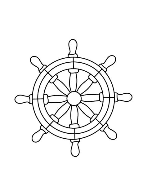 Free Ship's wheel coloring pages. Download and print Ship's wheel coloring pages Boat Wheel Drawing, Ship Wheel Drawing, Ship Wheel Tattoo, Wheel Drawing, Pirate Ship Wheel, Wheel Tattoo, Boat Wheel, Wheel Craft, Ships Wheel