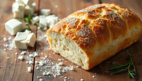 Delicious Cottage Cheese Bread Recipe - My Recipes Dessert Cottage Cheese Egg Bread, Cottage Cheese Loaf, Cottage Cheese Biscuits, Cottage Cheese Bread Recipe, Cottage Cheese Bread, Cheese Loaf, Cottage Cheese Eggs, Cheese Bread Recipe, Cheese Biscuits