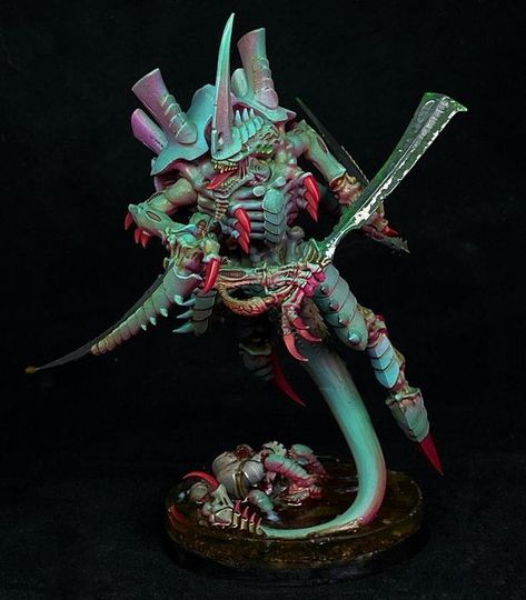 Tyranid Color Scheme, Tyranids Color Scheme, Tyranids Paint Scheme, Tyranids 40k, Warhammer Tyranids, Hive Tyrant, Tyranid Hive, Space Hulk, Sci Fi Miniatures