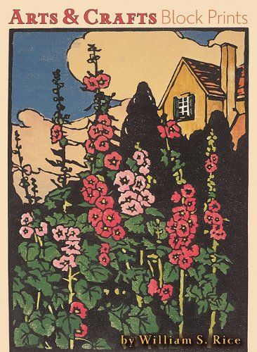 Arts and Crafts Block Prints by William S. Rice Boxed Notecards (Hardback) Art Deco Cottage, Arts And Crafts For Teens, Art And Craft Videos, Block Craft, Art And Craft Design, Cottage Art, Arts Crafts Style, Arts And Crafts Movement, Linoleum