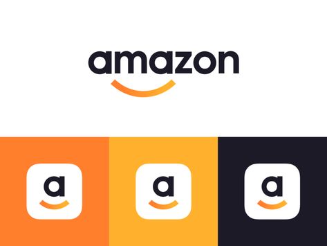 The New Amazon by Sam Bunny | Dribbble Paul Rand Logos, Rebranding Logo, Human Logo Design, Free Logos, Logo Presentation, Circle Logo Design, Portfolio Presentation, Human Logo, Famous Logos