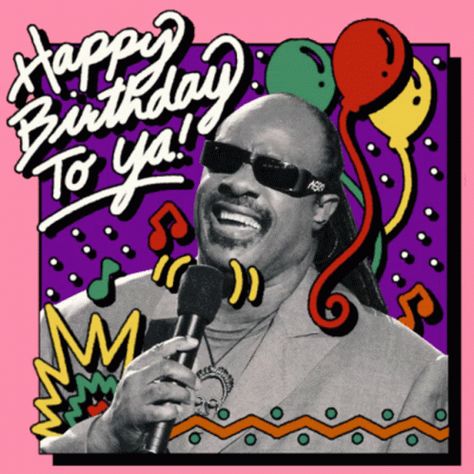 Music Hello GIF - Music Hello Birthday - Discover & Share GIFs Stevie Wonder Happy Birthday, Happy Birthday Dancing, Birthday Animated Gif, Birthday Images For Her, Dance Gifs, Purple Happy Birthday, Happy Birthday Gif, Birthday Dance, Hello Sticker