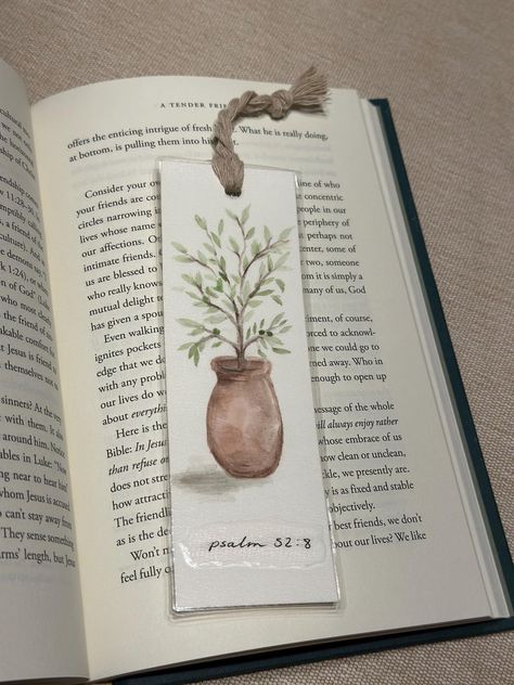 Biblically inspired, hand-painted watercolor bookmarks--perfect as a gift or a special treat for yourself! A beautiful and practical way to keep scripture close. 🤍  DETAILS:  * Hand-lettered on high-quality watercolor paper  * Laminated for durability  * Handcrafted bookmark tassel made from recycled cotton  * Customizable Bible verse  PLEASE NOTE:  * I will be adding more bookmark designs periodically.  * All bookmarks are made to order and hand-painted, so they may vary slightly from the pict Scripture Bookmarks Diy, Watercolor Bible Bookmarks, Mark Books Ideas, Painted Book Marks, Bookmarks Handmade Quotes, Bookmark For Boyfriend, Book Marks Design, Bible Bookmarks Diy, Hand Painted Bookmarks